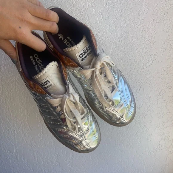 Adidas by Wales Bonner Metallic Samba Sneakers - Picture 5 of 13